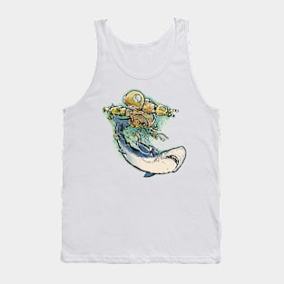 Shark vs. Robot Tank Top